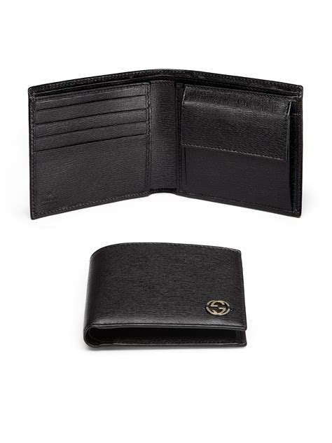 gucci leather coin wallet with web|gucci leather wallet for men.